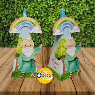 Cone Pirâmide Arca de Noé c/10 unidades { Ushop Festas}.