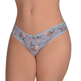 Calcinha Tanga Conforto Estampada Confortável Ref : 8087
