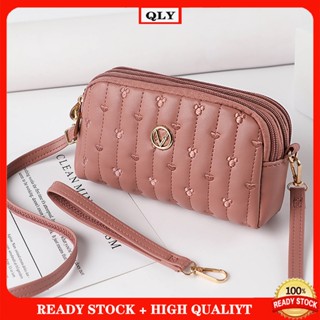 Sacos De Moda Para Senhoras Três Camadas Com Zíper Sling Bolsas De Mão Femininas