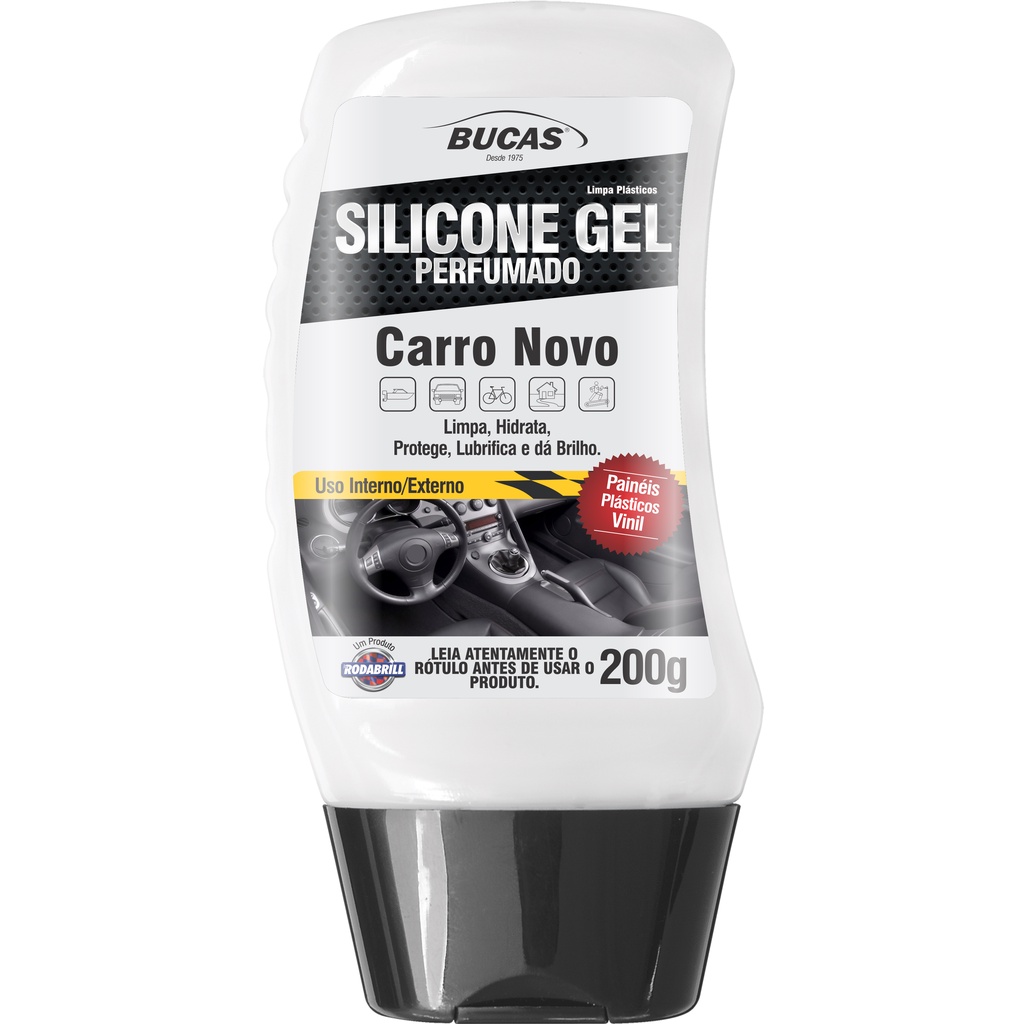 Silicone Gel Frasco (200g) " Carro Novo "-Rodabrill em Oferta na Shopee