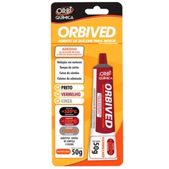 Silicone Vermelho De Alta Temperatura 50 Gr Orbi Química