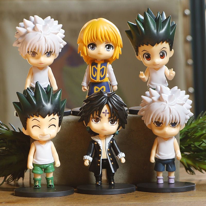 Hunter X Hunter Miniaturas Cabeção 10 CM Gon, Killua, Kurapika