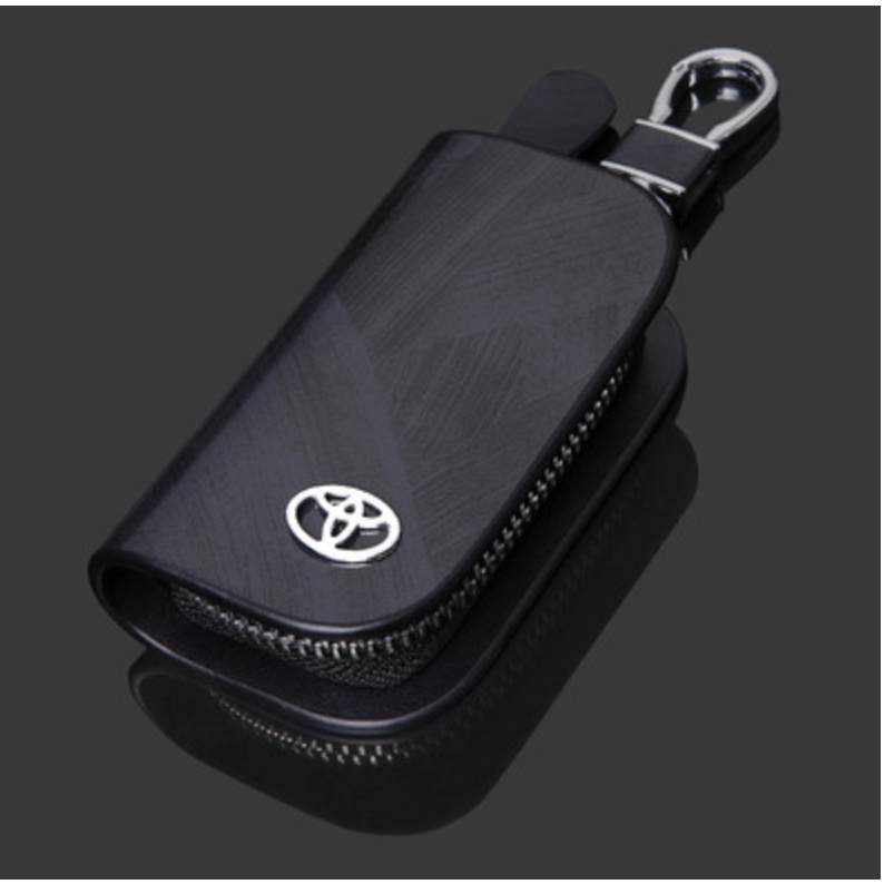 Estojo de Couro Genuíno para Chave de Carro / Capa de Chave de Carro Chevrolet/Toyota/Honda/Hyundai/Volkswagen