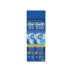 Kit Refil Escova Elétrica Oral-B Precision Clean com 8 unidades