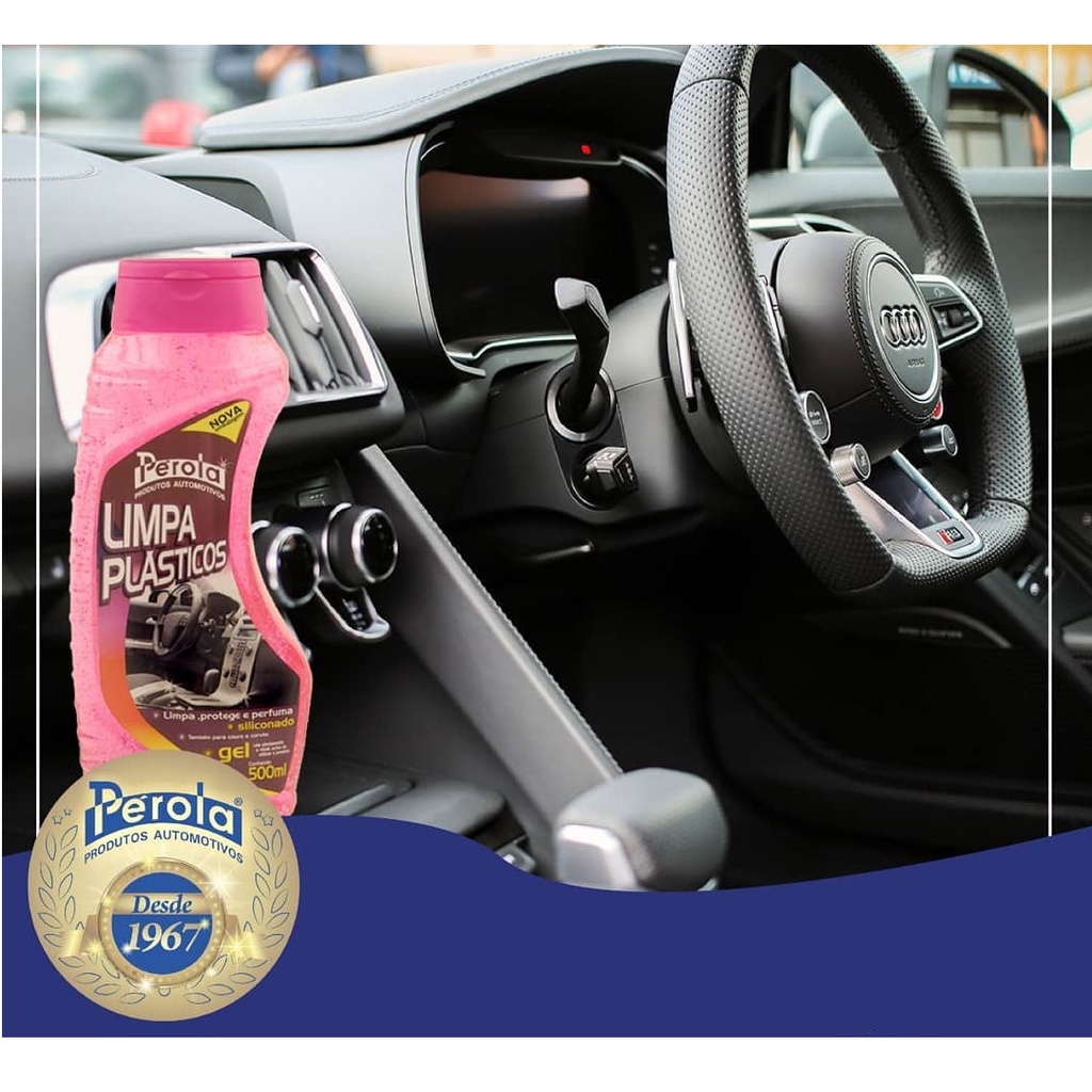 Limpa Plastico Gel (500Ml) - Pérola em Oferta na Shopee