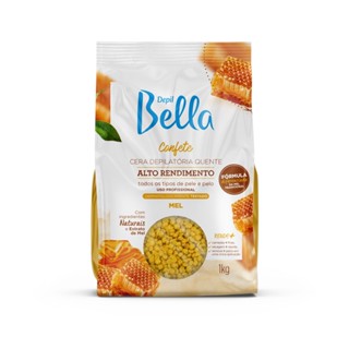 Cera Confete Mel Alto Rendimento Depil Bella