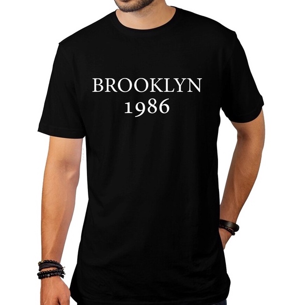 Camiseta Masculina Brooklyn 1986 Camisa Todo Mundo Odeia O Chris Gola Redonda em Oferta na Shopee