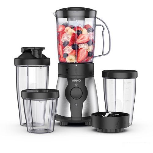 Liquidificador Arno To Go com Jarra Portátil Limpa Fácil San Cristal - Actimix em Oferta na Shopee