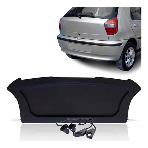 Tampão Bagagito Palio 2001 2002 2003 04 05 06 Preto Cordão em Oferta na Shopee