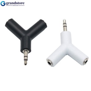 Adaptador Duplo Para Fone De Ouvido GS 3.5mm Samsumg iPhone MP3 Player Divisor Branco/Preto