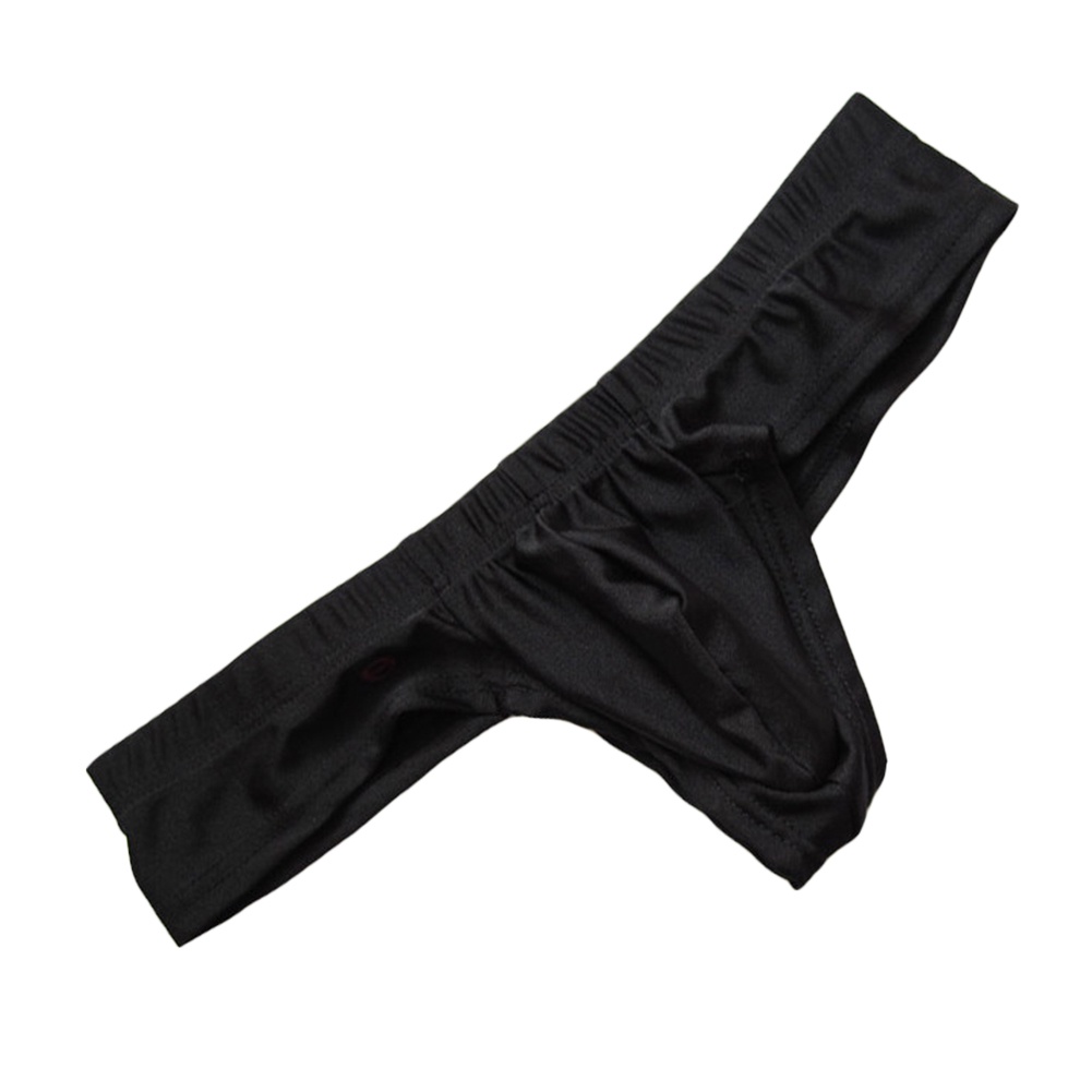 Cueca Sexy Roupa Íntima Masculina Respirável Cuquíni Gay Cintura Baixa U-Convexo Pênis Bolsa Boxer Pequeno