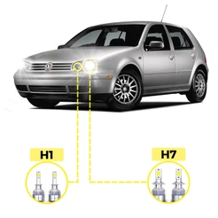 Kit Ultra LED Volkswagen Golf 1999/2013 20000 Lúmens 6500K