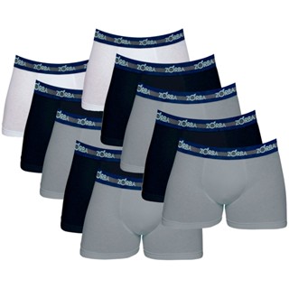 Kit com 10 Cuecas Boxer Plus size Algodão Zorba