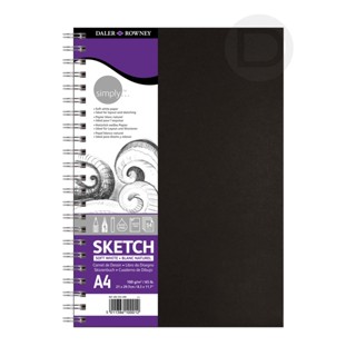 Bloco Espiral Sketchbook Dalerrowney 54fls 100g A4 29,7x21cm