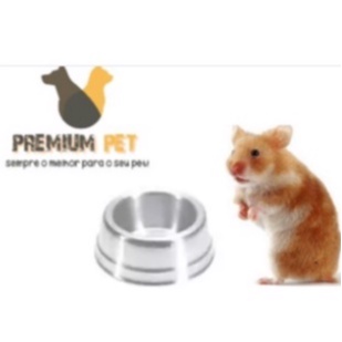 Comedouro Para Hamster De Alumínio Pesado Pequeno em Oferta na Shopee