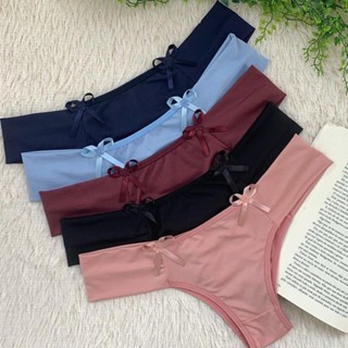 Kit 6 Calcinha Pala Dupla Tanga Microfibra Lingerie Revenda