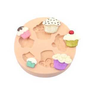 Molde de silicone Mini Cupcakes - Biscuit, Resina, Pastas e etc... (H 55) em Oferta na Shopee