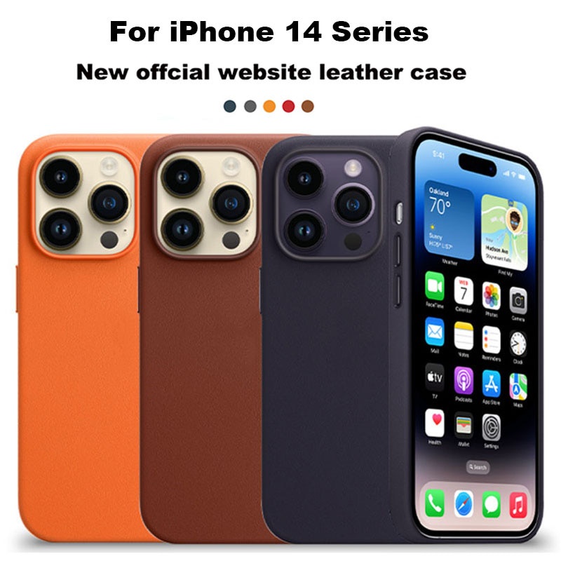 Original Apple Magsafe Leather Case For iPhone 14 Pro Max