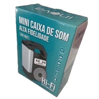 Mini Caixa de som Alto Falante Festa Fidelidade INOVA RAD-8624