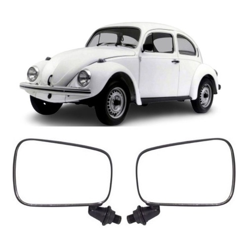 Par Retrovisor Fusca 79 A 86 87 88 89 90 91 92 93 94 95 96 em Oferta na Shopee