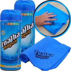 Kit 2 Toalhas Mágicas Fixxar Original Absorve Água Limpa Seca Carro