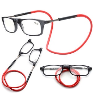 Óculos Leitura C/imã+haste silicone- (com Grau De +1,00 Até +4,00)