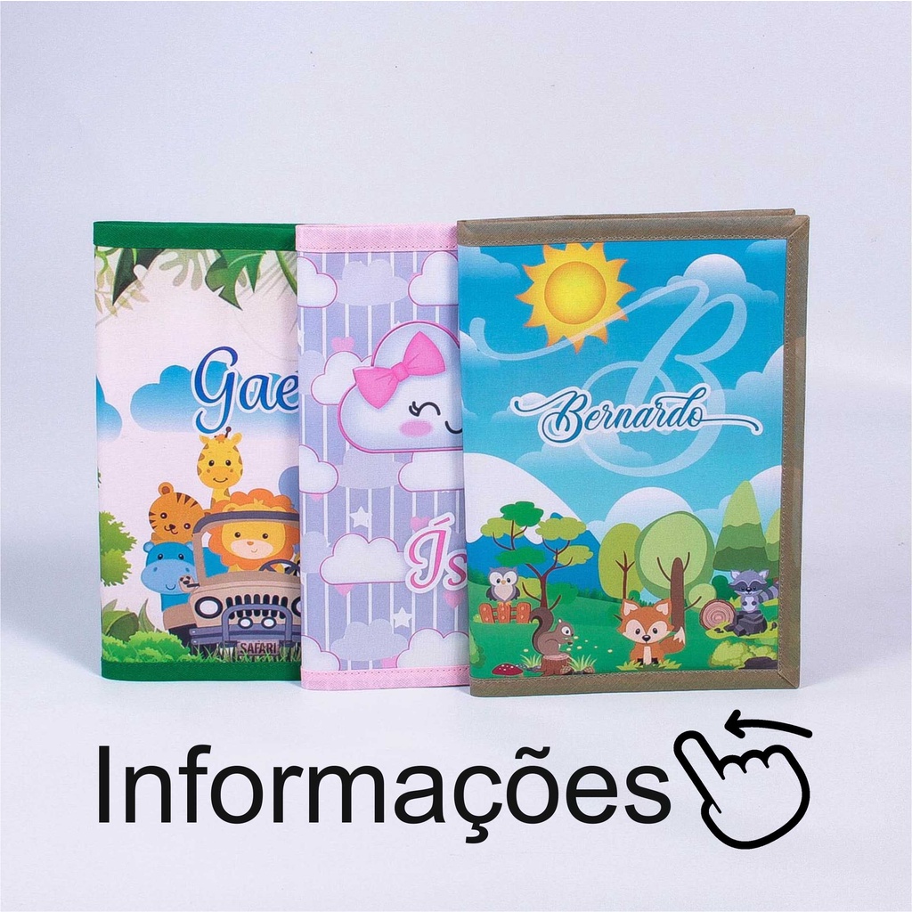 Capinha Básica para Caderneta de Vacinas.