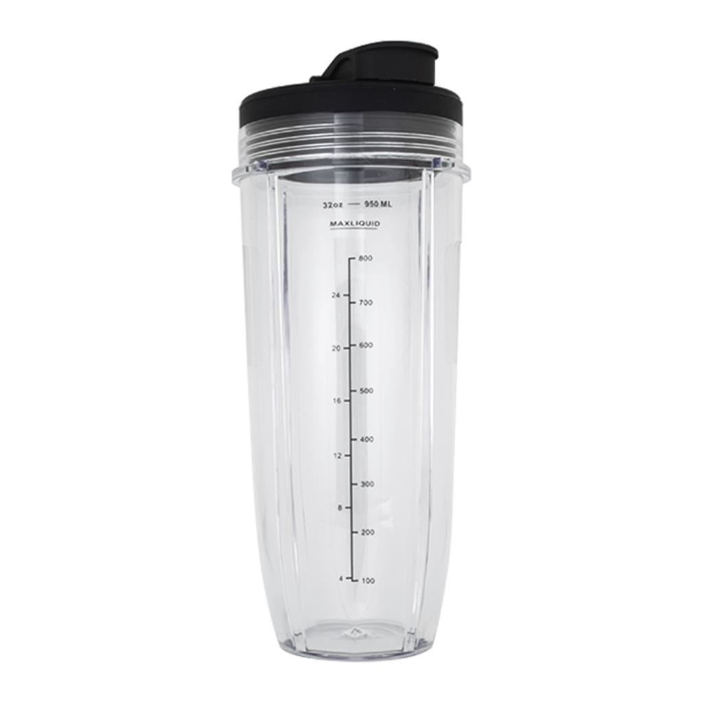Copo 950ml Com Tampa Flip-top Para Nutri Ninja Bl480br 1000w