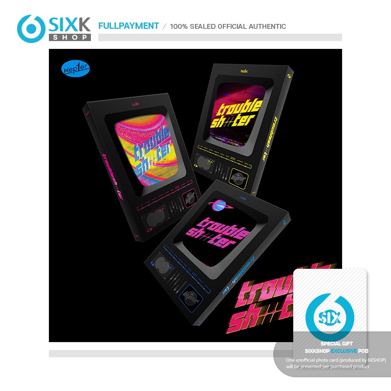 Kep1er - 3rd Mini Album TROUBLESHOOTER (online POB) em Oferta na Shopee