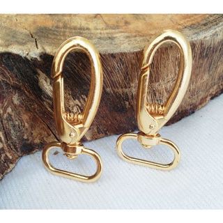 Mosquetão 20mm (2 unidades) - Dourado