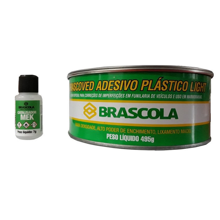 Massa Plástica Light 400 gr - Brascola
