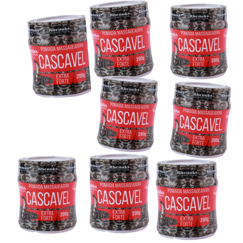 Kit C/8 Gel Massageador Cascavel Alívio Imediato