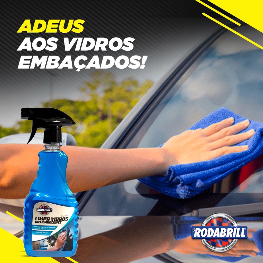 Limpa Vidros Anti-Embaçante (500Ml) - Rodabrill
