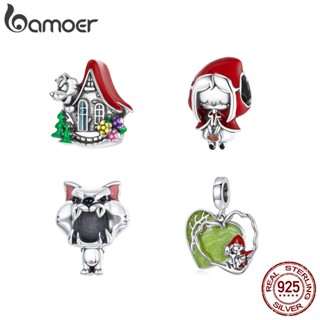Contas Bamoer Conto De Fadas De Prata Série 925 Charme Para Pulseira Colar Faça Você Mesmo Acessórios De Moda