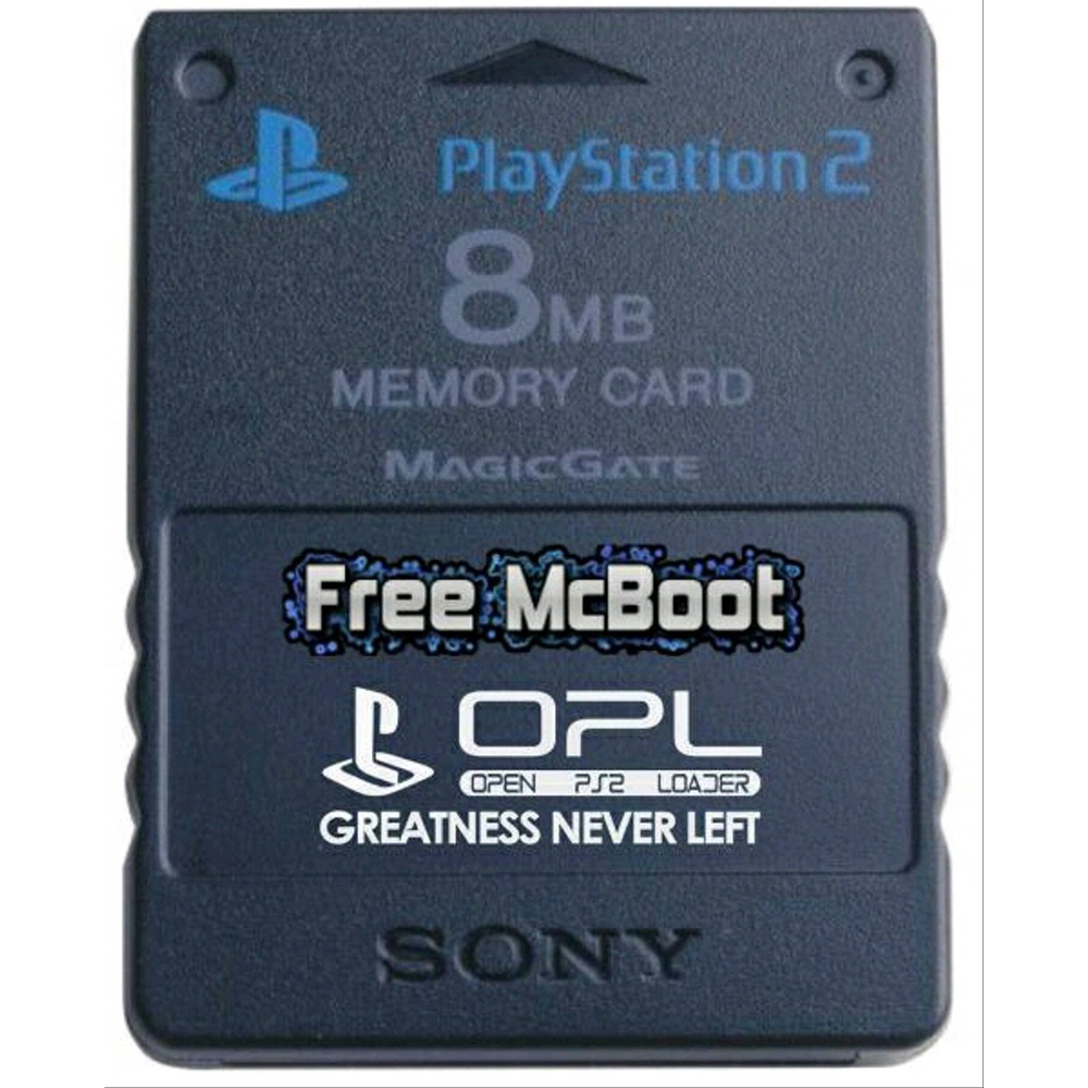 Memory Card Ps2 com OPL + FMCB + ULaunchELF para Ps2 FAT e Slim