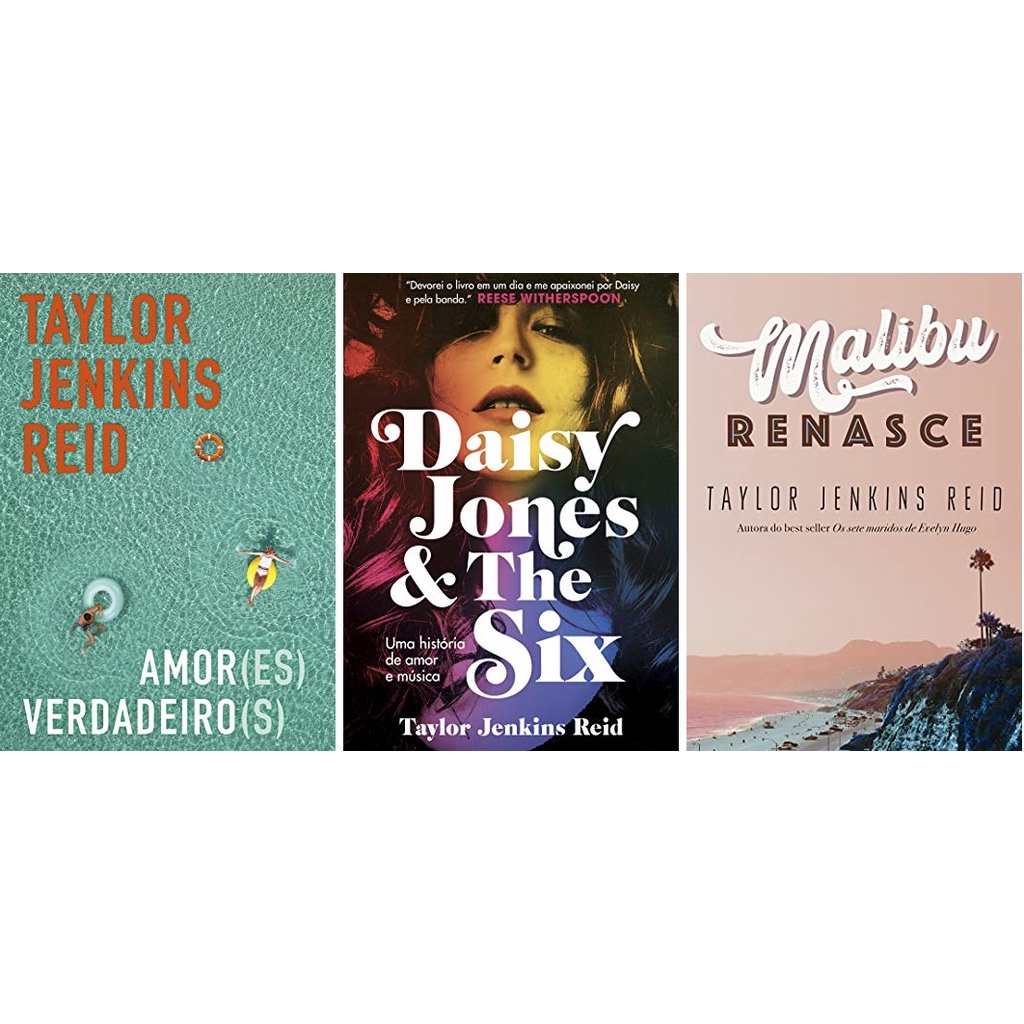 KIT Livros Taylor Jenkins Reid – Amor(es) Verdadeiro(s), Daisy Jones ...