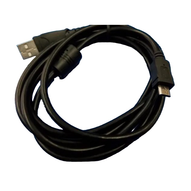 Cabo USB A 2.0 Macho X USB Mini A Macho 1.8m Preto