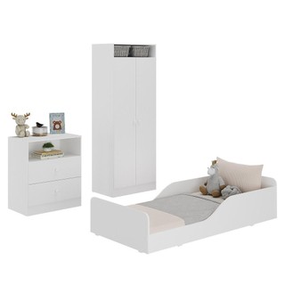 Quarto Infantil Completo Liz Multimóveis Branco em Oferta na Shopee