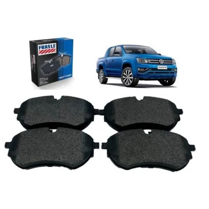 Jogo Pastilha De Freio Dianteiro AMAROK 3.0 V6 2018 2019 2020 2021 2022 Frasle em Oferta na Shopee