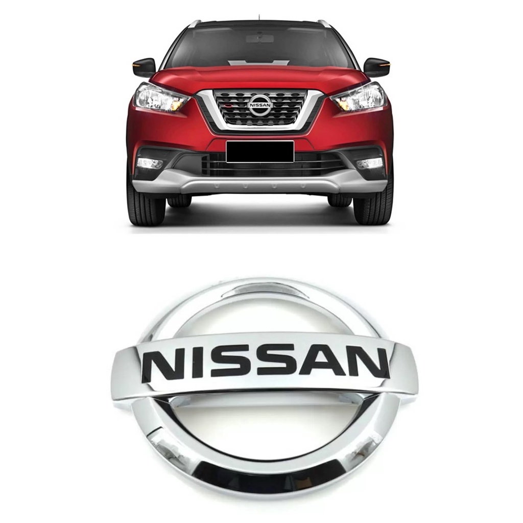 Emblema da Grade Do Nissan Kicks 2017 2018 2019 2020 2021 Cromado