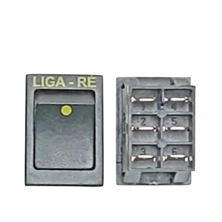 Botão Chave Interruptor Liga-Ré Original Bandeirante 6v / 12v
