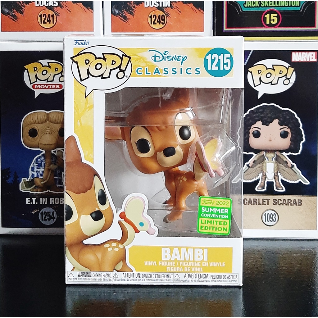 Funko Pop Disney Classics Bambi SDCC 1215 Shopee Brasil