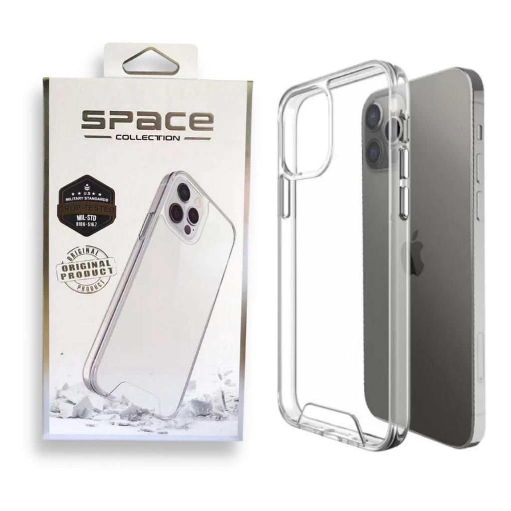 Capa Capinha Clear Case Space Para iPhone 11 12 13 E 14