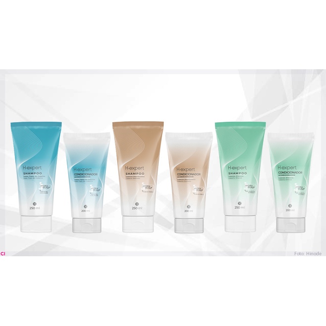 kit shampoo e condicionador hinode h expert