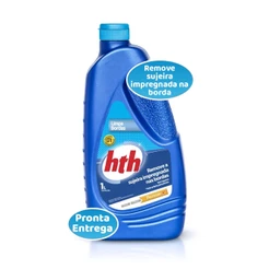 Limpa Bordas De Piscina Hth Limpeza Sem Espuma Desengordurante 1 Litro