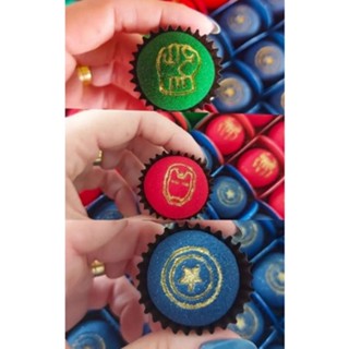 Carimbos para brigadeiro super heróis, vingadores