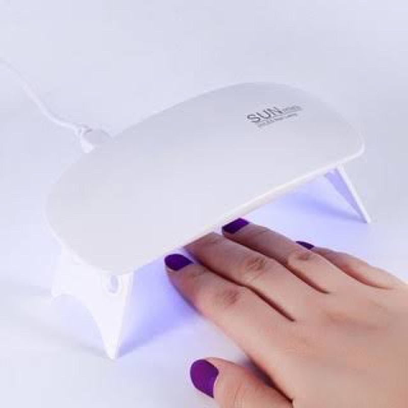Cabine Forninho Sun Mini Estufa 6w Led Uv Portátil Manicure Unha Postiça Beleza