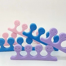Conjunto com 2 Separador Separadores de Dedos Dedo Multiuso Universal para Manicure ou Pedicure
