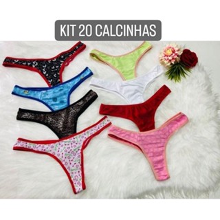 Kit 20 calcinhas micro conforto tanga promoção Sexy