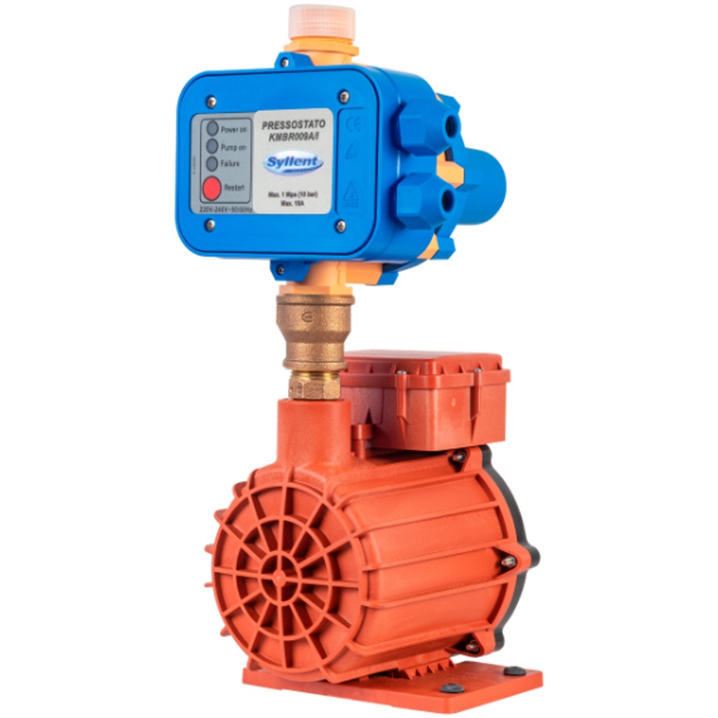 Pressurizador com Pressostato Eletrônico Syllent MB63E0067AMP/PREL 350W Mono 220V 60HZ Água Quente